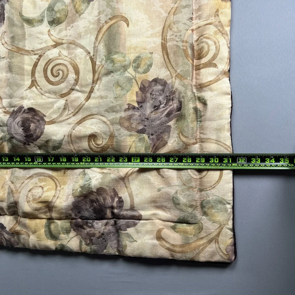 Set Of 2 Croscill Home Standard Pillow Shams Multi Floral Cotton Decor 26 X 31